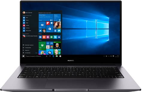 Ноутбук Huawei MateBook D 14 (53011UXA) Space Gray – фото, отзывы ...