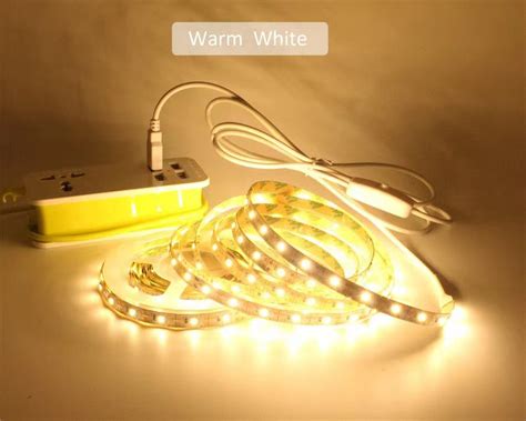 Dc5v Usb Cob Led Strip Light With Switch 1m 2m 3m 5m Flexible Warm White Red Green Blue Pink Smd