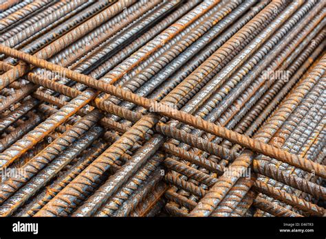 Rebar Reinforcement Bar Stack Metal Reinforcing Rods Stock Photo Alamy