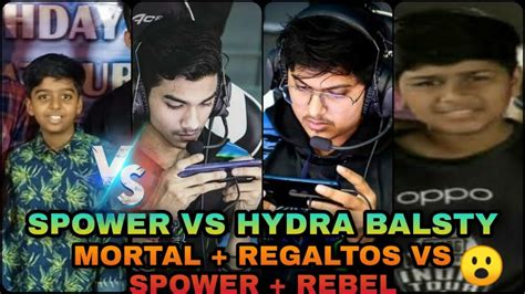 MORTAL VS SPOWER FT REGALTOS AND REBEL IN TDM HYDRA BLASTY VS