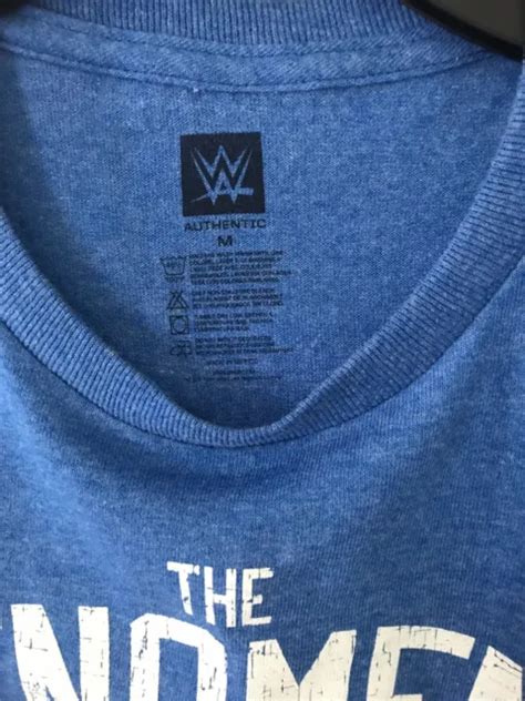 NEW WWE WRESTLEMANIA 33 Shane Mcmahon Vs AJ Styles Match Shirt Size M