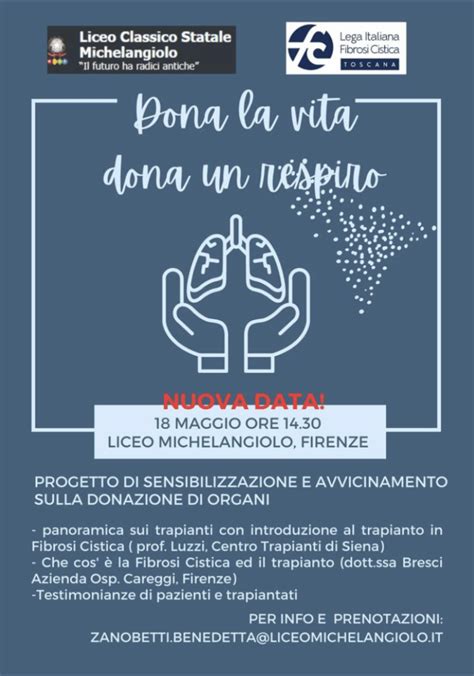 Incontro Sulla Donazione Degli Organi Maggio Liceo Michelangiolo