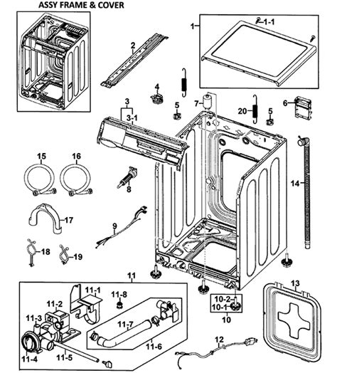 Samsung Washing Machine Parts Diagram