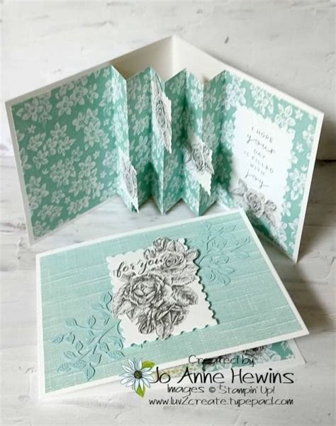 Pretty Pleats Fun Fold Using The Softly Stippled Designer Series Paper