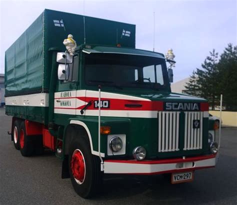 Scania 140 V8 Freight Delivery Truck Scania V8 Old Lorries Busse