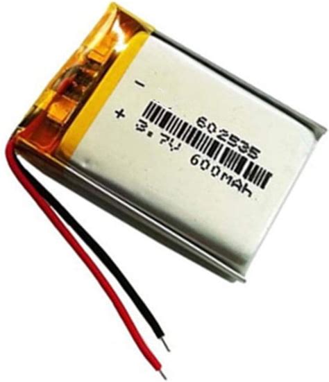 V Mah Lithium Polymer Li Po Li Ion Rechargeable Battery