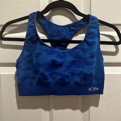 Champion Intimates Sleepwear Champion Blue Sports Bra Poshmark