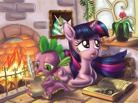 Mlp Spike And Twilight