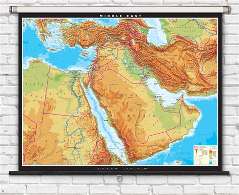 show me the map of the middle east 5