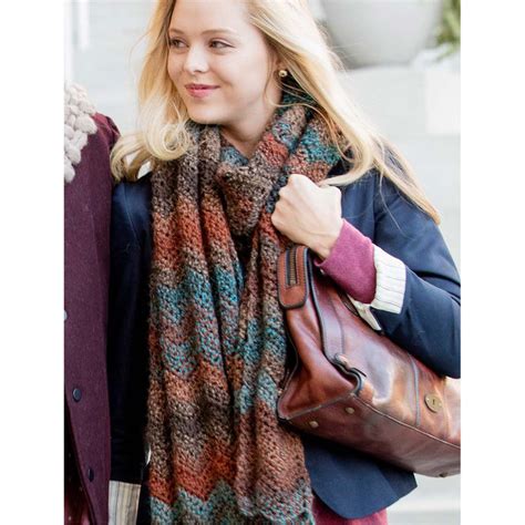 Premier Super Ripple Crochet Scarf Free Download