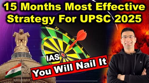 Months Most Effective Strategy For Upsc Ias Timetable For