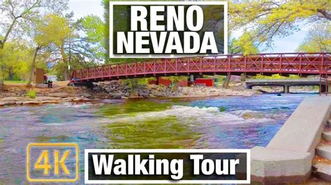 Virtual Walk Through Reno Nevada Along Truckee River City Walks