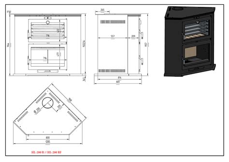 Horno de Leña Modelo HL 200 RF La mejor tienda online de hornos