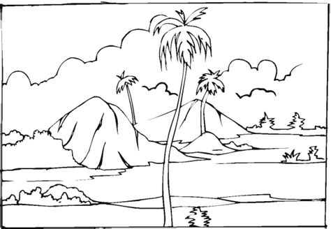 Landscape Coloring Pages - GetColoringPages.com