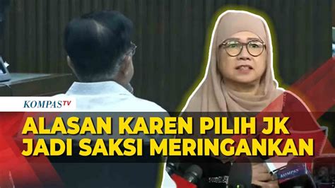 Alasan Eks Dirut Pertamina Karen Pilih Jk Jadi Saksi Meringankan