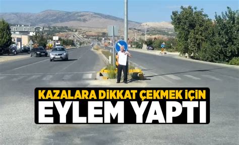 Kazalara Dikkat Çekmek İçin Eylem Yaptı Denizli Haber l Haberdenizli