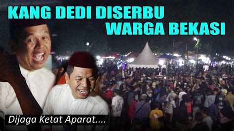 MOMENT KDM DISERBU WARGA BEKASI Penjagaan Ketat Aparat YouTube