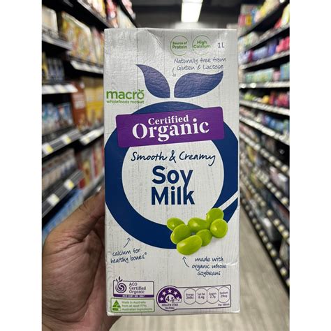 มาโก นมถวเหลอง ออแกนก Macro Organic Soy Milk 1000ml