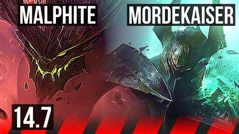 MALPH Vs MORDE TOP 600 Games 7 3 8 EUW Diamond 14 7 YouTube