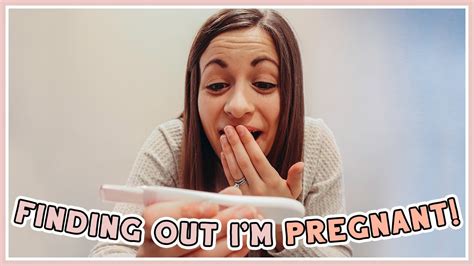 Finding Out Im Pregnant Live Pregnancy Test Youtube