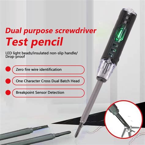 DIYMORE AC24 250V One Cross Switching Screwdriver Test Pen 3 5mm Bit