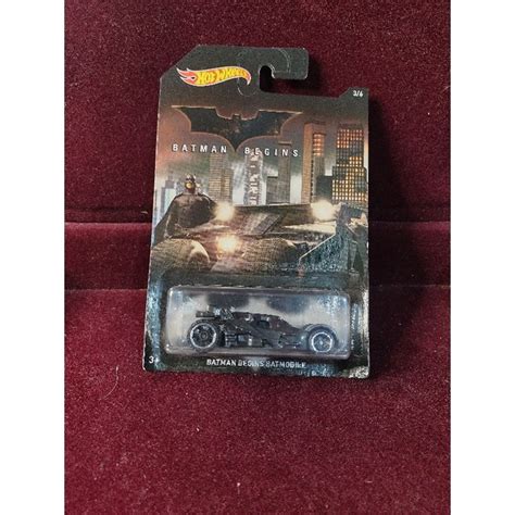 Miniatura Hot Wheels Batman Begins Batmóvel Envio Imediato Shopee Brasil