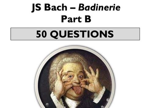 Eduqas GCSE Music Bach Badinerie Part B 50 Practice Questions