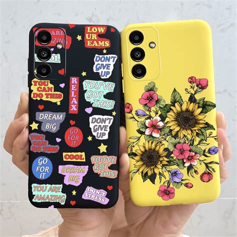 Samsung Galaxy A13 Samsung A13 5g Sm A136u Flower Printed Case Slim Silicon Soft Matte Cover