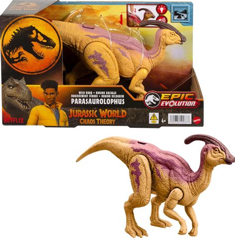 Mattel Jurassic World La théorie du Chaos Netflix Parasaurolophus