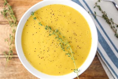 Roasted Cauliflower Thyme Soup Tabs And Tidbits