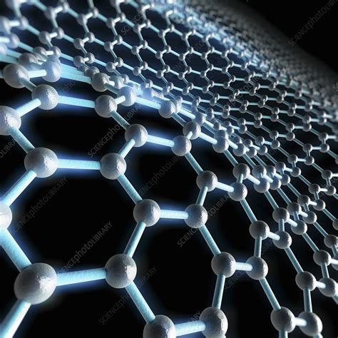 Graphene Structure Artwork Stock Image C Science Photo