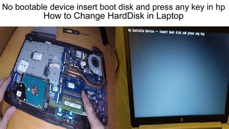 No Bootable Device Insert Boot Disk And Press Any Key In Hp How To