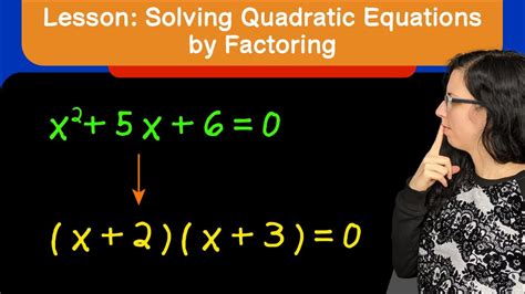 Lesson Solving Quadratic Equations With The Square Root Property Youtube