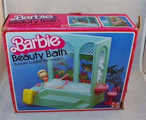 Vintage Mattel Barbie Beauty Bath With Original Box Mattel