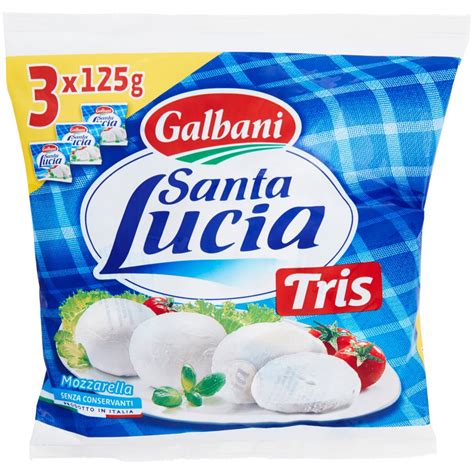 Galbani Santa Lucia Tris Mozzarella X G Everli