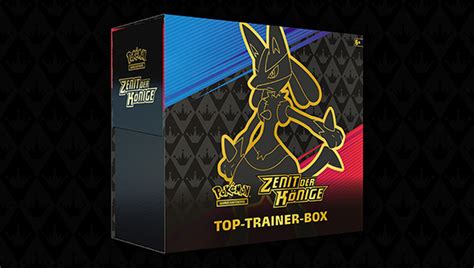 Pokémon Sammelkartenspiel Top Trainer Box Zenit der Könige Pokemon de