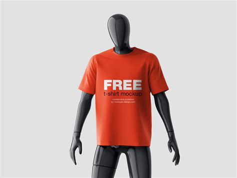 Free T Shirt Mockup On Mannequin