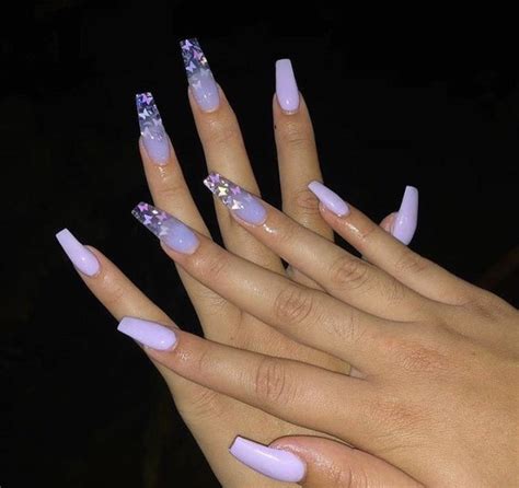 Nail Art Photos 2020 Nails Nail Acrylic Purple Aesthetic Designs Lilac