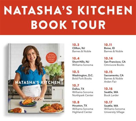 Natashas Kitchen Book Tour 2023