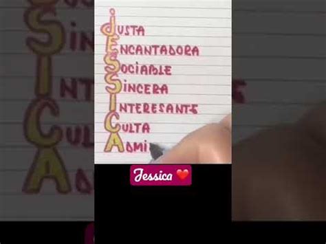 Significado Del Nombre Jessica Nombre Significado Jessica Youtube