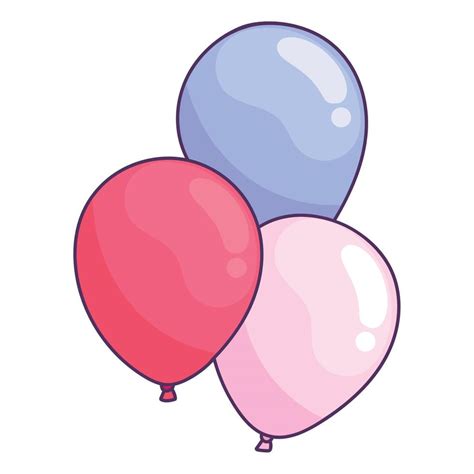 Balloons Helium Floating 16763116 Vector Art At Vecteezy