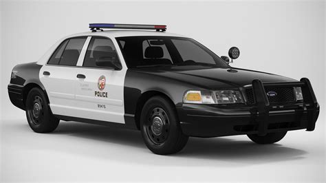 Ford Crown Victoria Police 3d Model By 3dacuvision