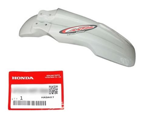 Guardabarro Delantero Blanco Honda Original Tornado Moto Sur MOTOSUR