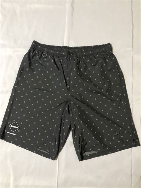 1000円 15AW FCRB NIKE POLKA DOT PRACTICE JACKETSHORTS セットアップ BLACK ブラック