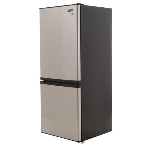 Magic Chef Cu Ft Bottom Freezer Refrigerator In Stainless