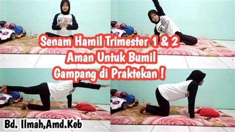 Gerakan Senam Hamil Trimester 1 Dan Trimester 2 Meringankan Nyeri