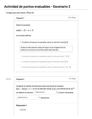 Evaluacion Final Escenario 8 Metodos Numericos Evaluacion Final