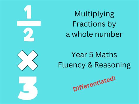 Multiplying Fractions By A Whole Number Teaching Resources