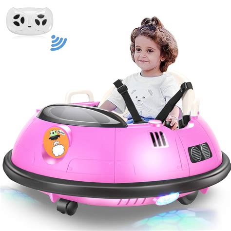 Funcid 12V Bumper Car Ride on with Remote Control, Kids Electric Baby ...