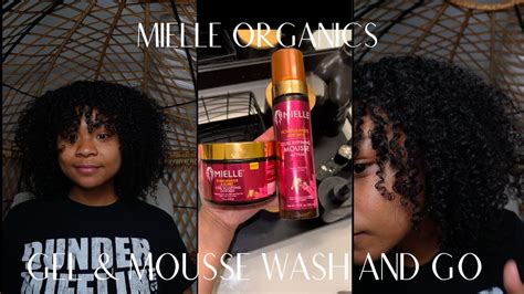 Mielle Organics Curl Defining Wash And Go With Gel And Mousse Natural Hair Youtube